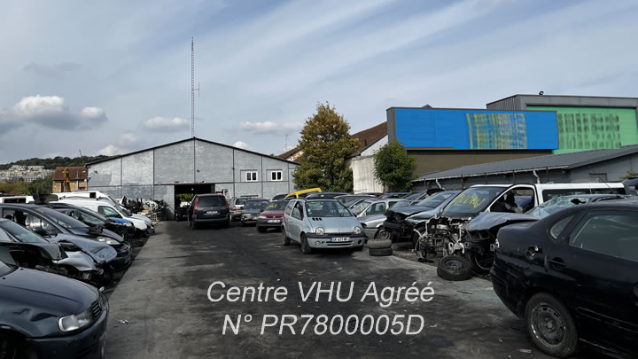 Épaviste Paris et centre VHU agréé PR7800005D